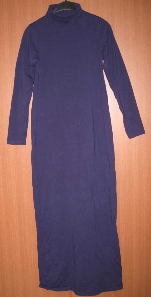 langes Baumwollkleid von American Apparel Gr. L