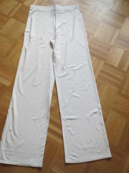 2-Teiler (Hose und Bluse),ecru-schwarz,neu