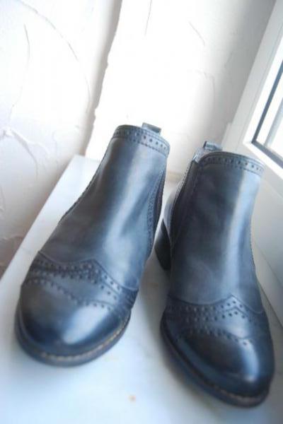 Budapester Leder Boots Chelsa Stiefeletten Trendi