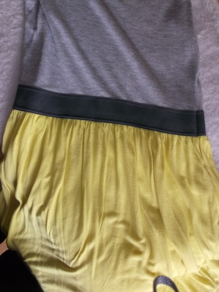 Sommerkleid H&M gelb, grau
