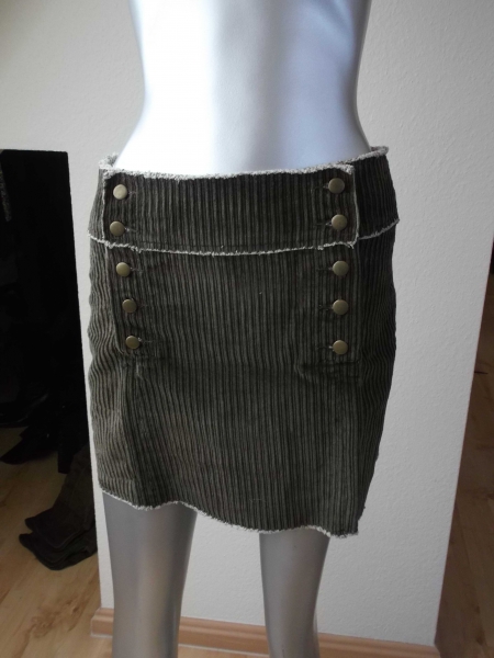 Cord Minirock Hallhuber Khaki