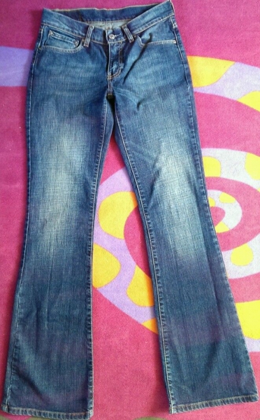 NEU Hipie- Style Bootcut Damen Jeans Hose 