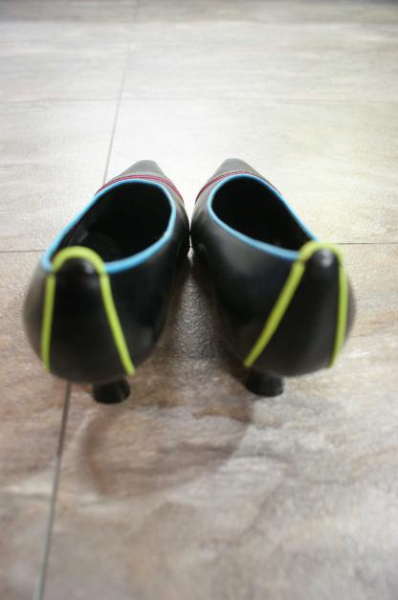 Pumps schwarz bunt