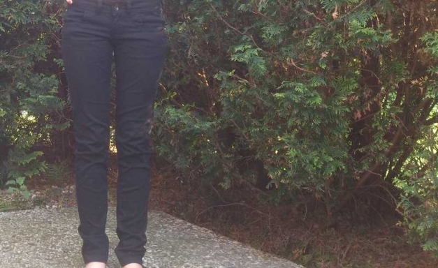 Schwarze Röhrenjeans Röhrenhose Skinnyjeans
