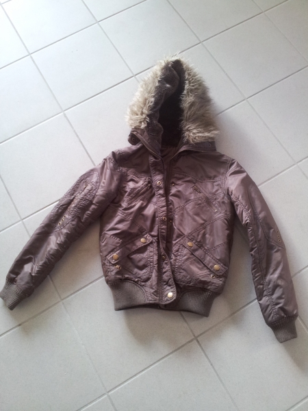 Braune Winterjacke Gr. 38