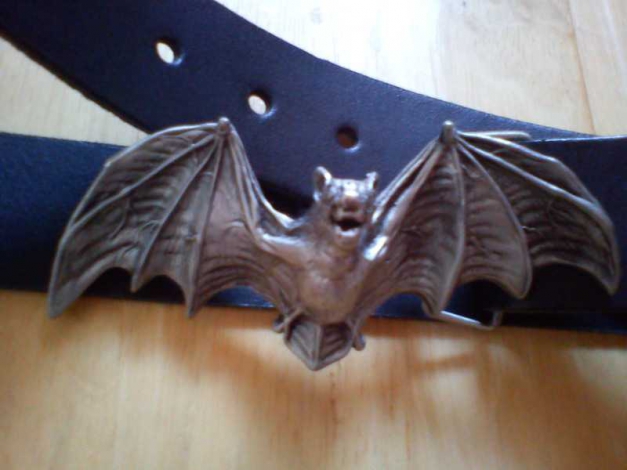 Gürtel, Gürtelschnalle Fledermaus, Gothic,