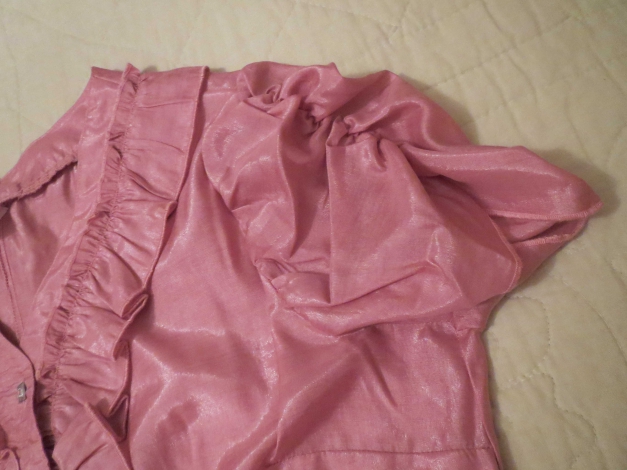 Bluse, altrosa, schick, neu
