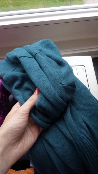Zero cardigan Petrol türkis blau 