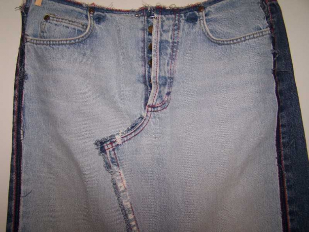 Jeansrock Gr.40/42, Einzelstück