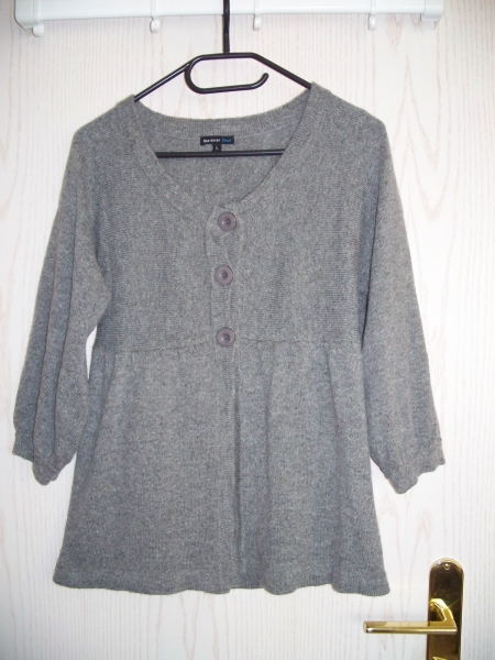 BLUE SEVEN// Graues Oberteil mit Wollanteil