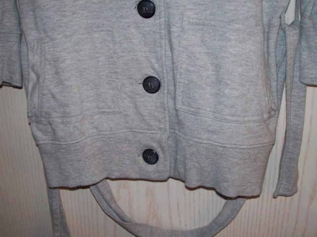 Y.O.U.// Sportliche graue Sweatjacke Gr. 32/ 34