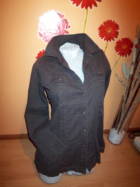 C&A Bluse Hemd dunkelbraun 36  S