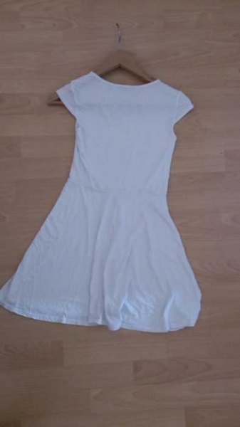 Club L Kleid weiß S/36 sommerkleid leicht ausgestellt