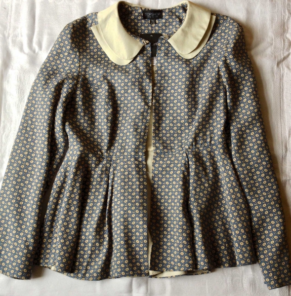 Neu! Wunderschöner Blazer mit besonderem Muster im Vintage Look von Topshop