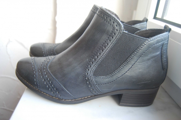 Budapester Leder Boots Chelsa Stiefeletten Trendi