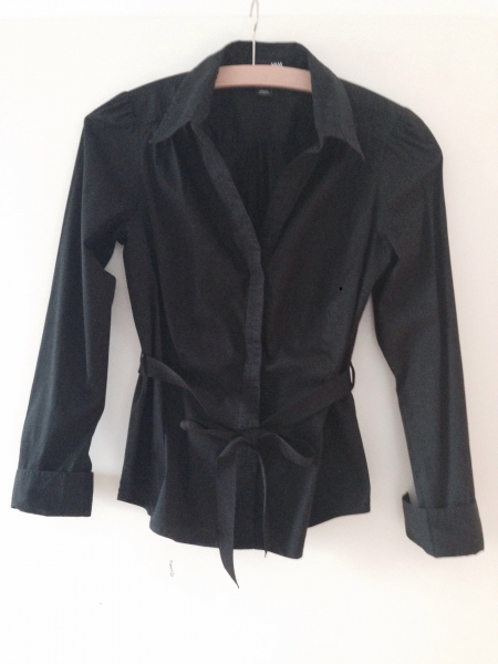 Bluse, schwarz