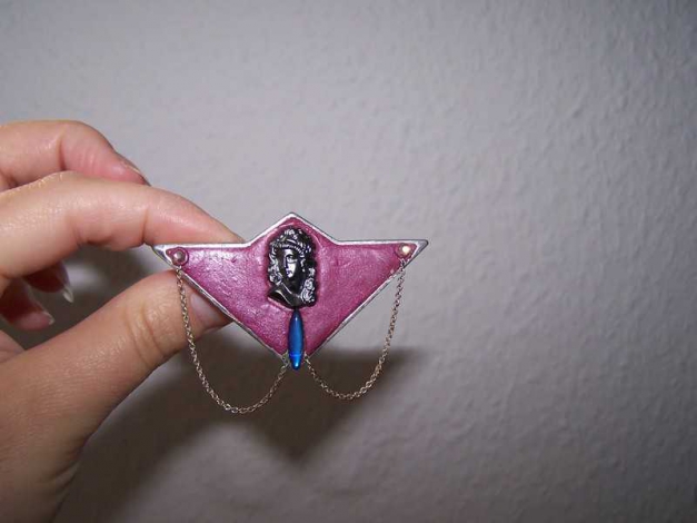 DIY Brosche Mademoiselle
