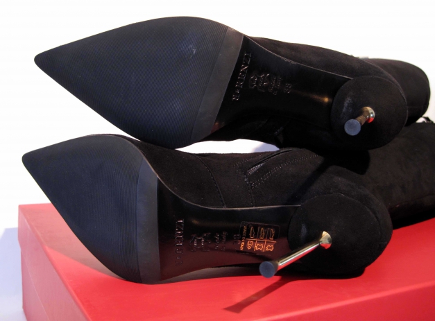 Renzi Wildleder Corsage Stiefel mit Schnürung Gr. 38