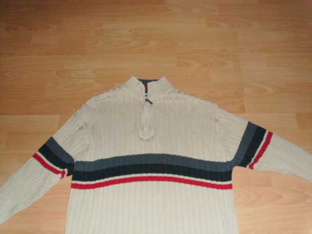 Pullover von Angelo Litrico, beige mit Reißverschluss, Gr. 56/58