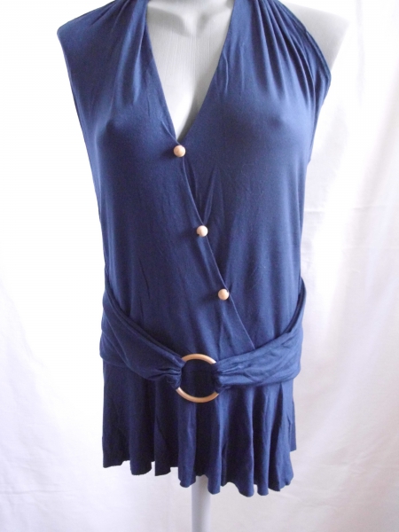 Neckholder Top / Minikleid mit tiefen Ausschnitt Gr. M
