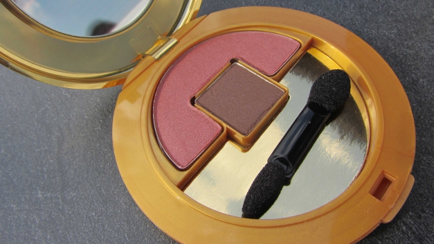 Lidschatten Duo in Rosa (Rosenholz) / Mittelbraun von Masters Colors Paris