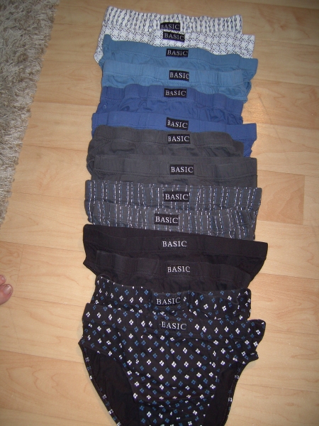 Unterwäsche Herren Größe 6/L Slip Basic 