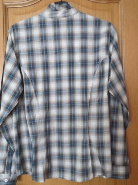 Bluse,kariert,neu,Langarm