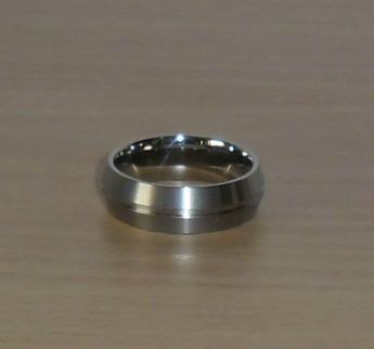 Sehr schöner Ring, 21 mm Edelstahl Partnerring 