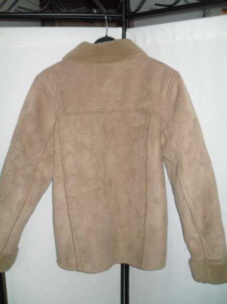 Lederimitat-Jacke
