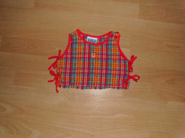 Überziehtop von Topolino, kariert, Gr. 86