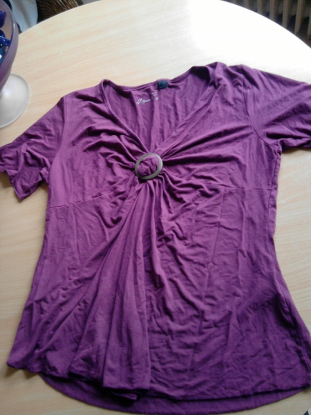 Gr.44 Tunika Shirt beerenfarbig