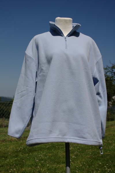 Reißverschluss-Pulli/Überzieher Michèle Boyard hellblau 
