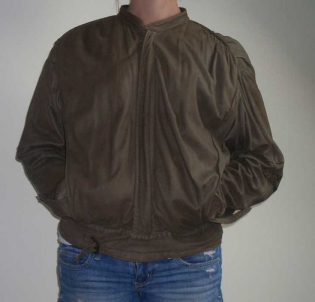 braune wildlederjacke