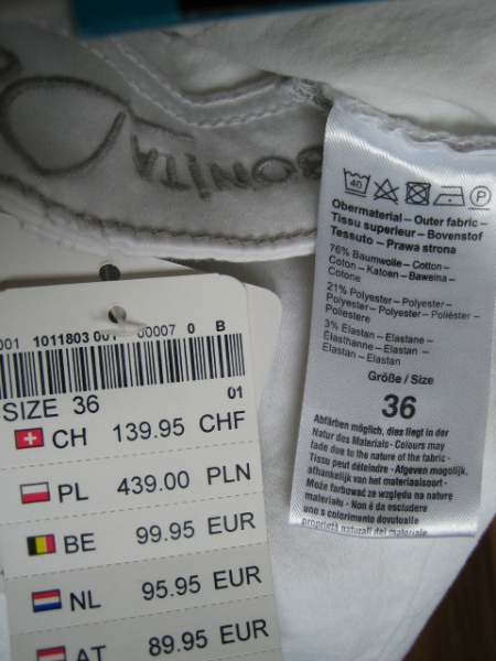 Weiße Jeans neu
