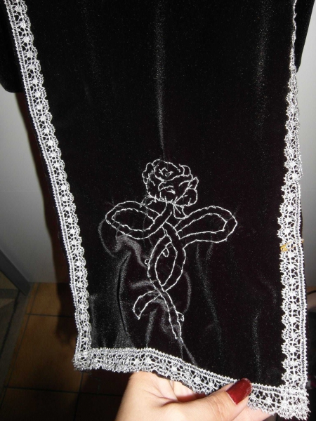 Samt Kleid