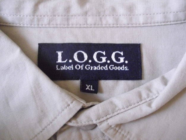 L.O.G.G. by H&M Herren Hemd Gr. XL Kurzarm natur Topzustand