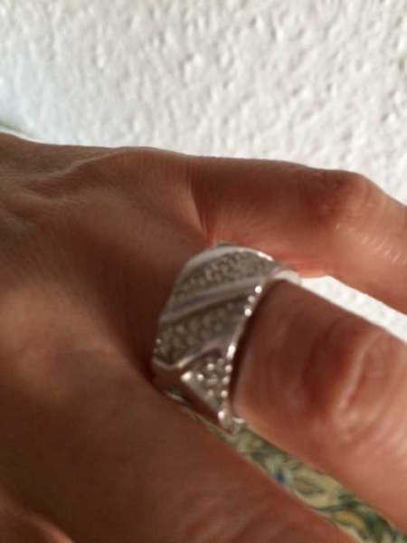 Funkelnder Swarovski Ring Gr. 55