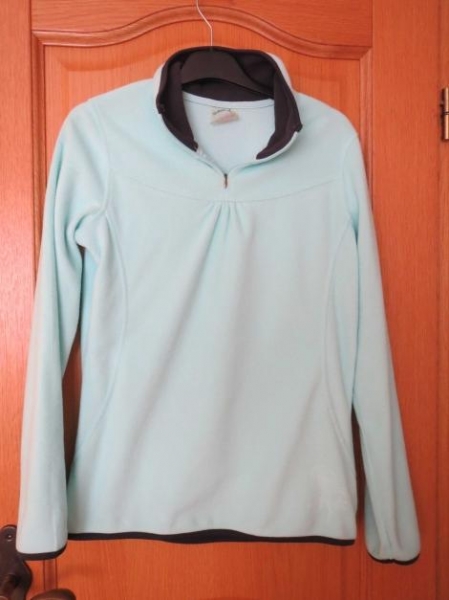 Sweatshirt,Fleece,türkis,Langarm