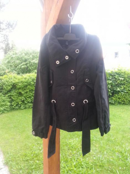 Jacke schwarz Basic H&M