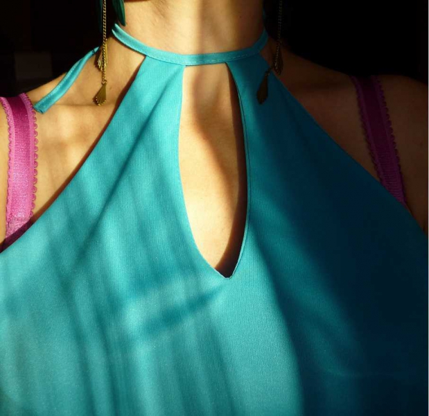 Türkises Sommerkleid