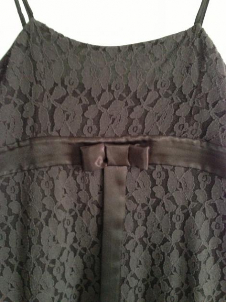 Spitzenkleid, braun