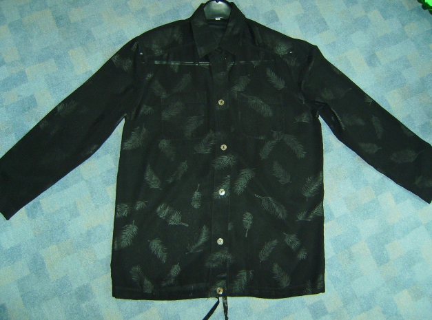 Edle transparente Bluse bzw. Jacke in schwarz grau Gr. 38 