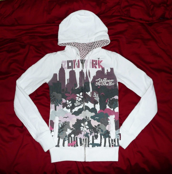 Zoo York Wende Kapuzenjacke XS = 32 - 34 Hoodie Jacke Jacke
