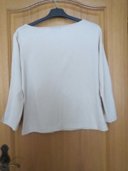 Shirt, Gr.44/L, 3/4 Arm, beige