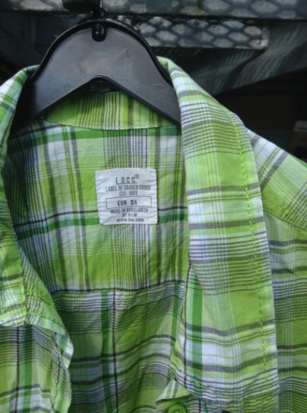 Bluse grünkariert