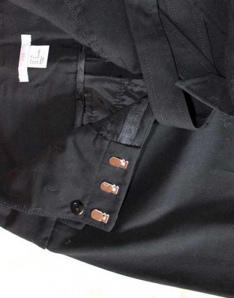 schwarze Anzugshose