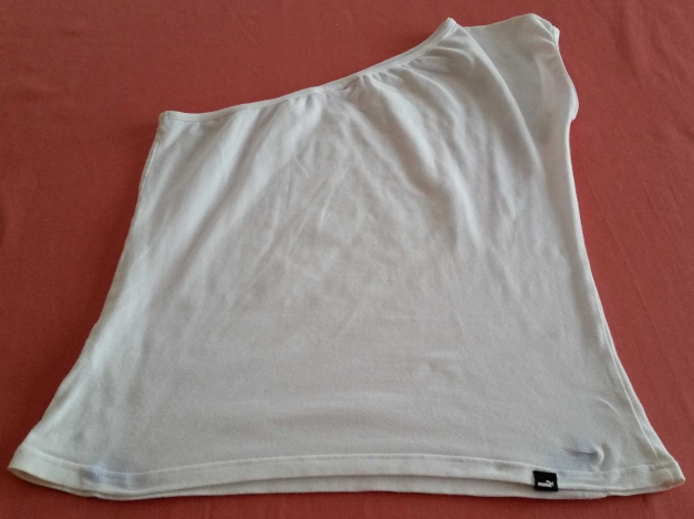 Weißes One-Shoulder Top von Puma