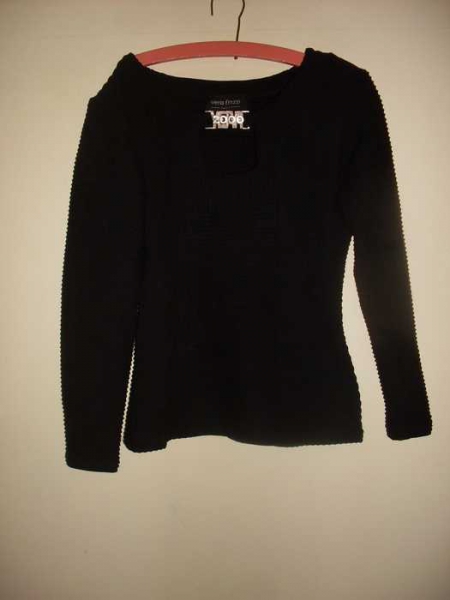 ausgefallener schwarzer millennium pullover