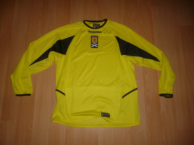 Schottland, Scottland Trikot, Fussballtrikot, Shirt, Langarmtrikot von Diadora in Gr.S