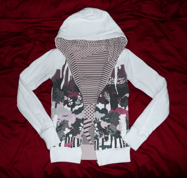 Zoo York Wende Kapuzenjacke XS = 32 - 34 Hoodie Jacke Jacke